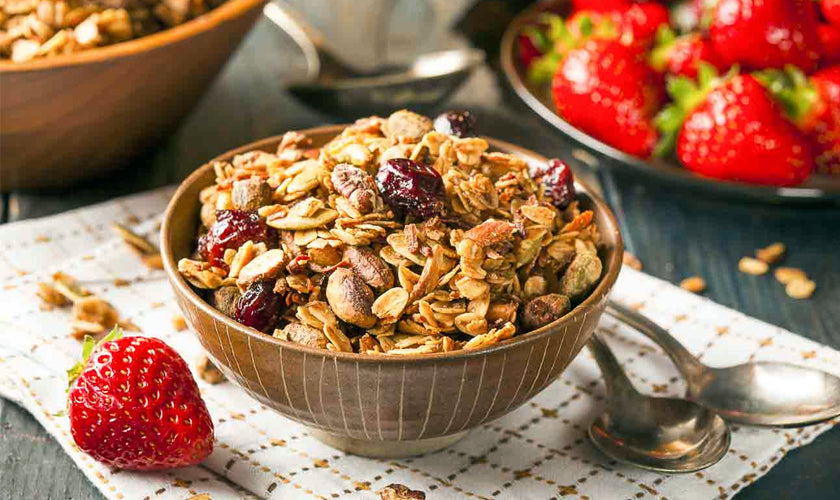 Stovetop Jaggery Granola Recipe