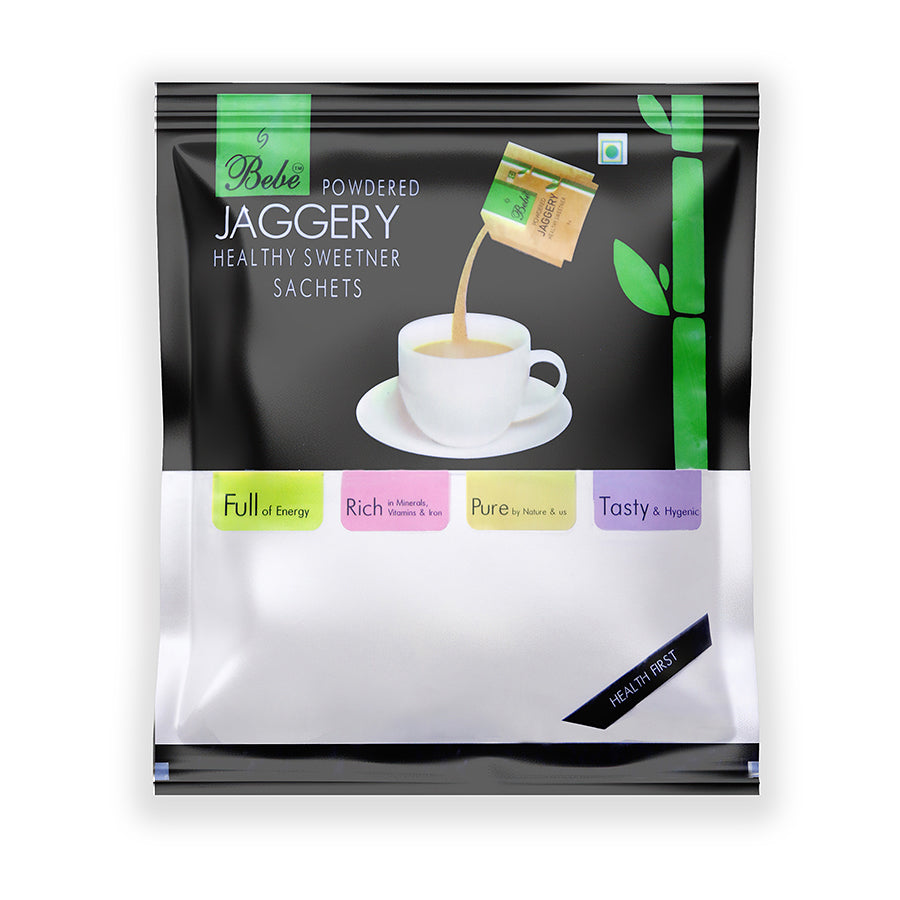 Bebe Jaggery Sachets 750g, [(5g x 30) x 5 packs]