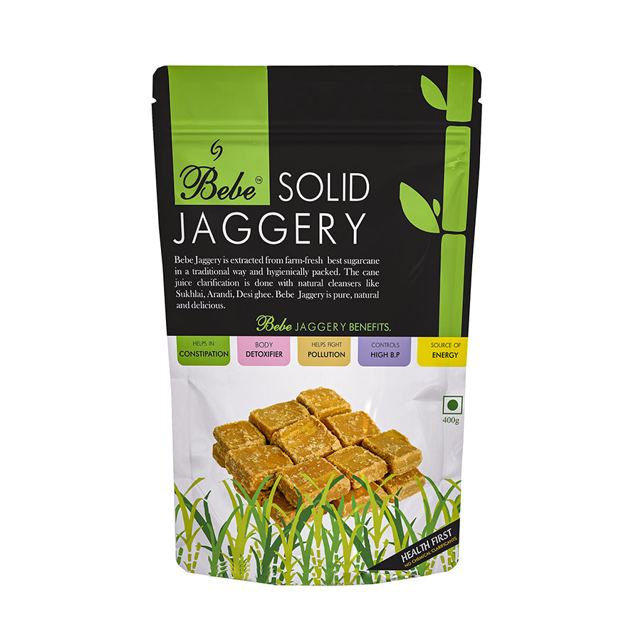 Bebe Jaggery Solid (400g x 2)