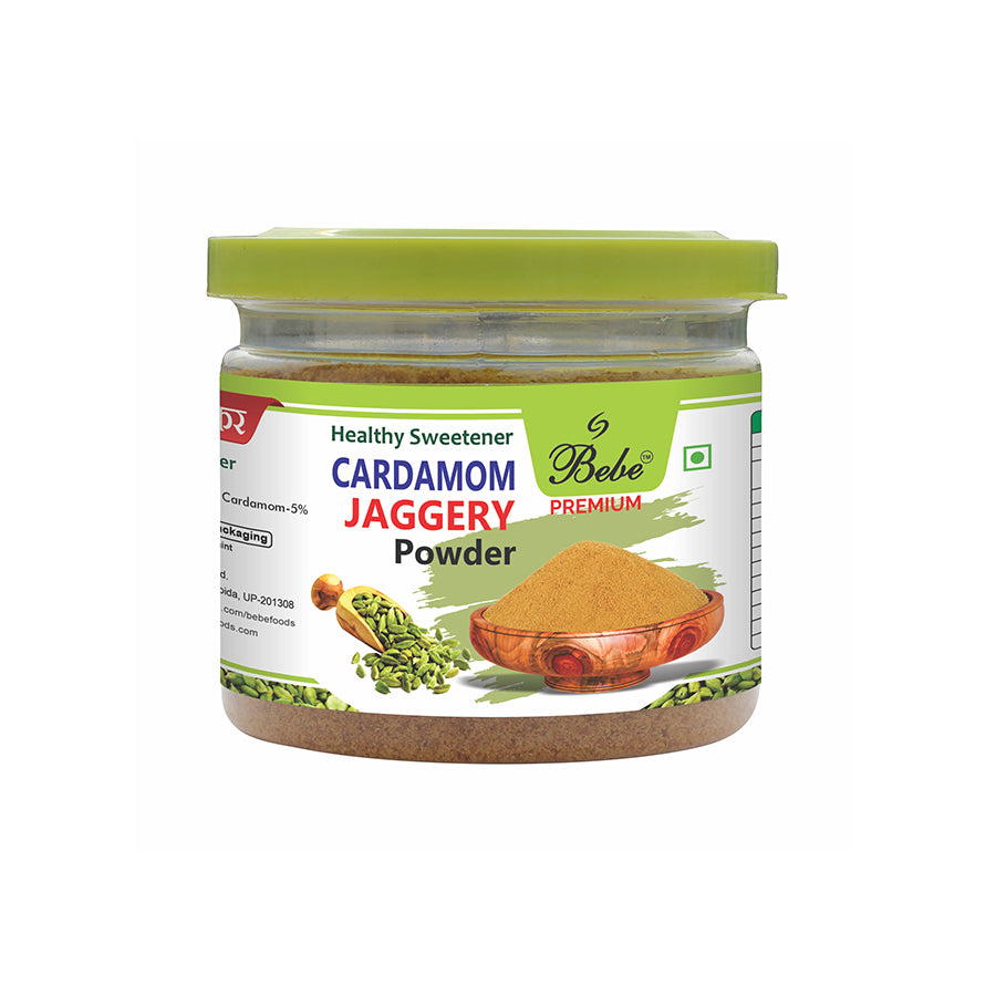 Dryginger Jaggery (200g) & Bebe Cardamom Jaggery Powder (200g)