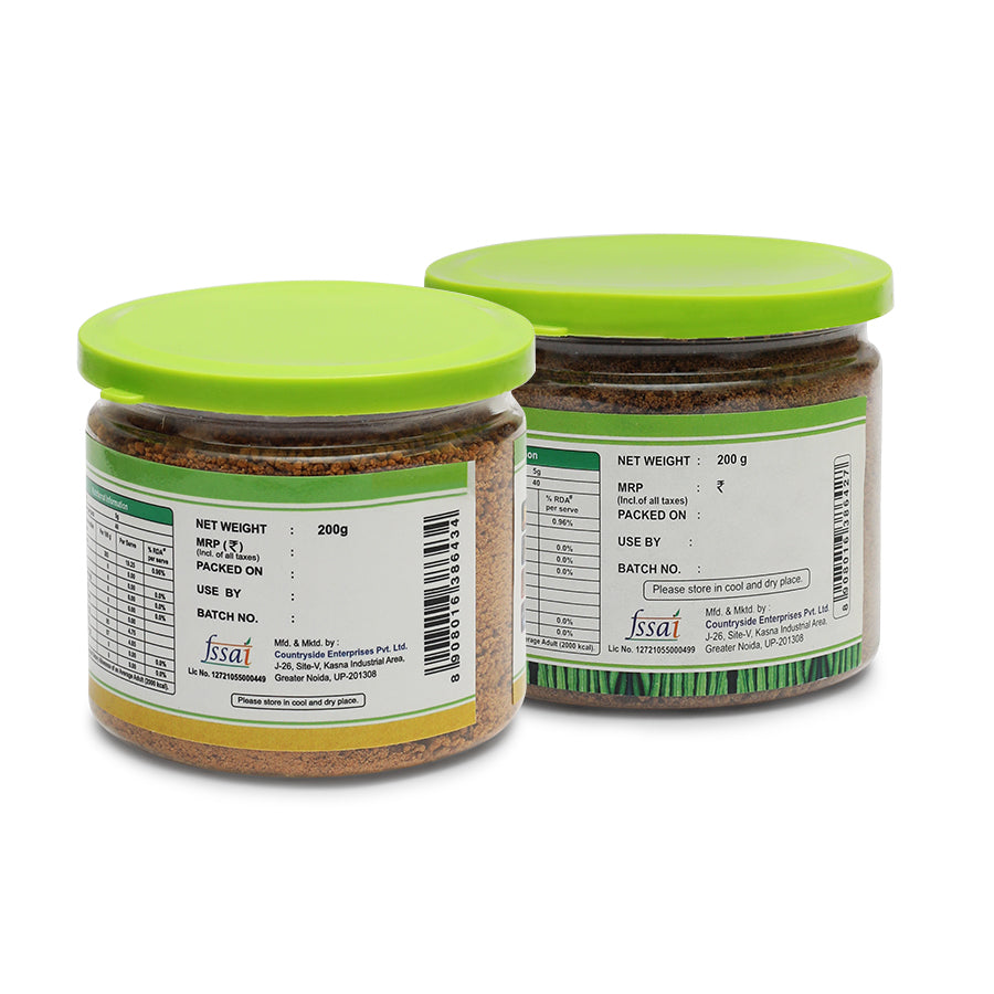 Turmeric Jaggery Powder (200g) & Moringa Jaggery Powder (200g)