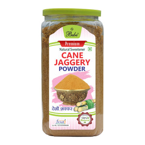 Bebe Jaggery Powder 750g Front  |Shakker |Shakkar |All Natural | Healthy Sugar | Traditionally made in small batches | No chemicals | Sweetener for Tea,Coffee,Milk,Kheer| Relish with Ghee or curd
