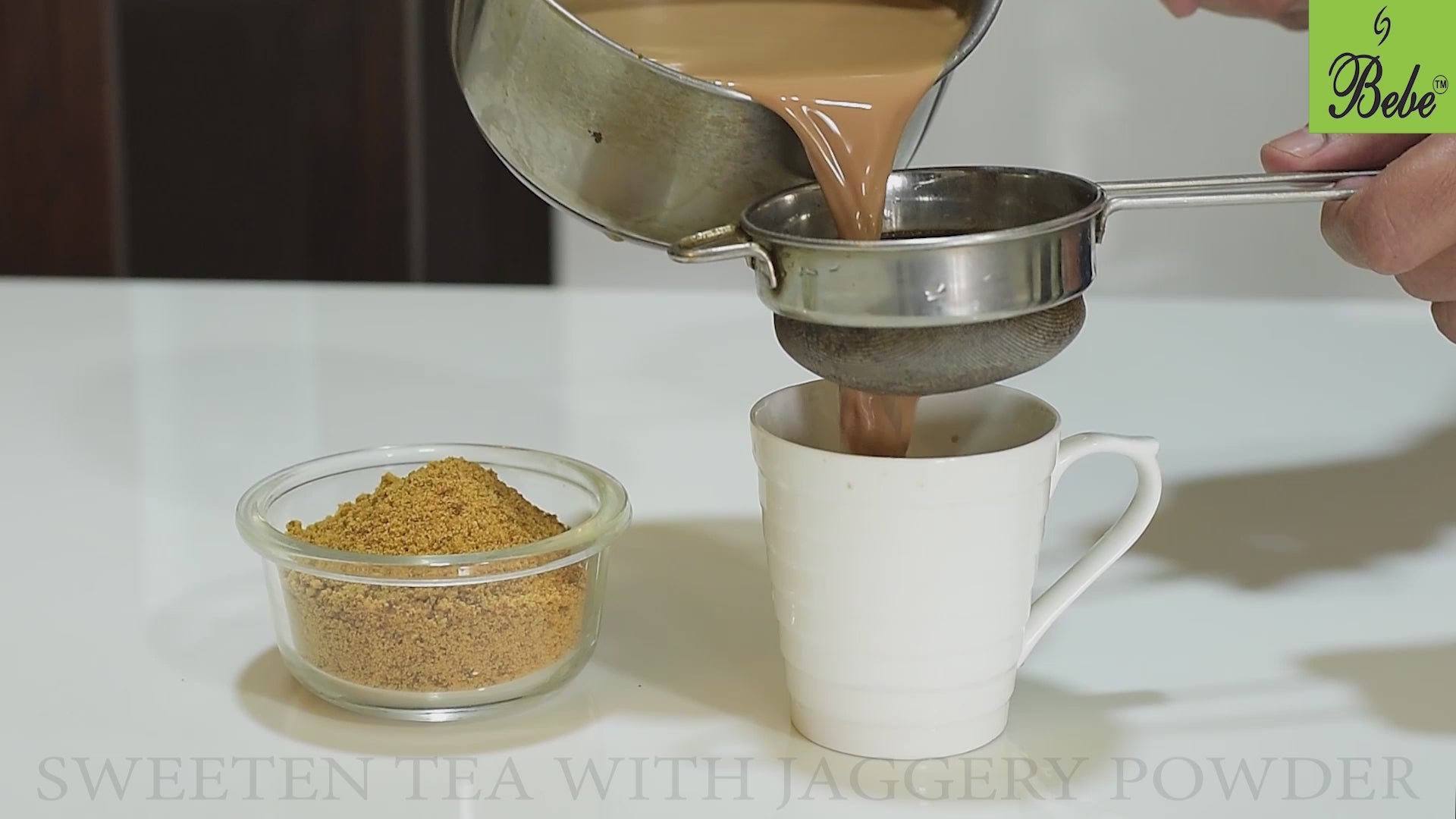 Video of Usage Bebe Jaggery Powder | Shakker | Shakkar | Recipe from Jaggery Powder | Healthy Sugar Sweetener | Kheer | Payasam | Relish with Ghee, Curd